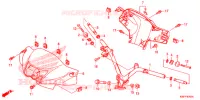 GUIDON   CARENAGE pour Honda WAVE 110 ALPHA, front drum, spoked wheels de 2021