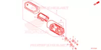 COMPTEUR COMBINE (CFT125MRM/MSM/MRCM) pour Honda XRM 125 DUAL SPORT EXTREME de 2021