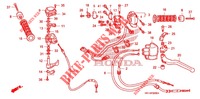 LEVIER DE GUIDON/COMMUTATEUR/CABLE (1) pour Honda FOURTRAX SPORT 400 EX de 2007