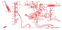 LEVIER DE GUIDON/COMMUTATEUR/CABLE (1) pour Honda FOURTRAX SPORT 400 EX de 2007
