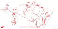 BATTERIE pour Honda CBR 250 R ABS WHITE de 2013