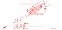 SILENCIEUX D'ECHAPPEMENT pour Honda SPORTRAX TRX 90 de 2011