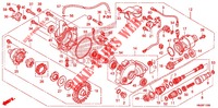 ENGRENAGE FINAL AVANT pour Honda FOURTRAX 500 FOREMAN RUBICON Hydrostatic CAMO de 2011