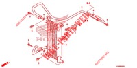 RADIATEUR D'HUILE pour Honda FOURTRAX 500 FOREMAN RUBICON Hydrostatic CAMO de 2011