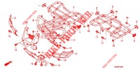 SUPPORT pour Honda FOURTRAX 500 FOREMAN RUBICON Hydrostatic CAMO de 2011