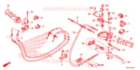 LEVIER DE GUIDON/COMMUTATEUR/CABLE (ACH110CBT) pour Honda BEAT 110 PGMFI CBS, ISS de 2020
