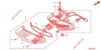 FEUX ARRIERE pour Honda DASH 110 SPOKED WHEELS de 2012