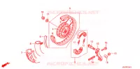 ROUE ARRIERE (ANC110CSP/ACC110S) pour Honda BEAT 110 de 2009