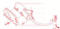 SILENCIEUX D'ECHAPPEMENT pour Honda BEAT 110 de 2009