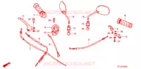 LEVIER DE GUIDON   CABLE pour Honda WAVE 100 de 2006