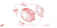 CYLINDRE pour Honda WAVE 125  PGMFi,  Electric start de 2007