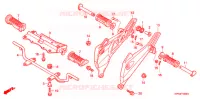 REPOSE PIED pour Honda WAVE 125  PGMFi,  Electric start de 2007