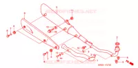 SILENCIEUX D'ECHAPPEMENT pour Honda WAVE 125  PGMFi,  Electric start de 2007