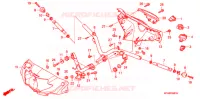 TUYAU DE GUIDON/REVETEMENT DE GUIDON/COMMUTATEUR (2) pour Honda WAVE 125  PGMFi,  Electric start de 2007