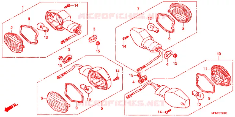 CLIGNOTANT Honda MOTO 400 CB 2021  CB400AL