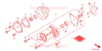 POMPE A HUILE pour Honda CBF 110 de 2011