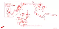 GUIDON   TE DE FOURCHE pour Honda CBF 110 de 2015