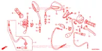 LEVIER DE GUIDON   CABLE   COMMODO pour Honda CBF 110 de 2015