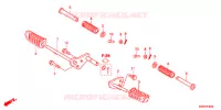 REPOSE PIED pour Honda CBF 110 de 2015