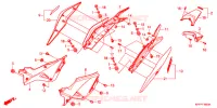 COUVERCLES LATERAUX pour Honda CBR 150 R de 2013
