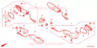 CLIGNOTANT pour Honda CBR 150 REPSOL de 2014