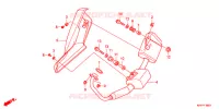 SILENCIEUX D'ECHAPPEMENT pour Honda CBR 150 REPSOL de 2014