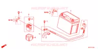 BATTERIE pour Honda CBR 150 R REPSOL de 2015