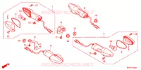 CLIGNOTANT pour Honda CBR 150 R de 2015