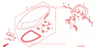 SELLE pour Honda XRM 110 ELECTRIC START de 2002
