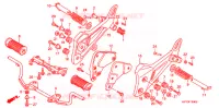 MARCHE (1) pour Honda XRM 110 ELECTRIC START de 2005