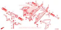 REPOSE PIED pour Honda XRM 125 MOTARD de 2015