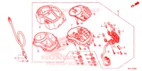 COMPTEUR COMBINE (CFT125MRL/MSL/MRCL) pour Honda XRM 125 MOTARD de 2020