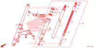 FOURCHE pour Honda XRM 125 MOTARD de 2020