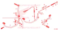 PEDALE   KICK pour Honda XRM 125 MOTARD de 2020