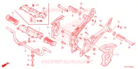REPOSE PIED pour Honda XRM 125 MOTARD de 2020
