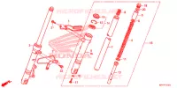 FOURCHE pour Honda XRM 125 MOTARD de 2021