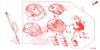 COMPTEUR COMBINE (CFT125MRL/MSL/MRCL) pour Honda XRM 125 DUAL SPORT de 2020
