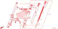 FOURCHE pour Honda XRM 125 DUAL SPORT de 2020