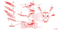 MARQUE/RAYURE (CFT125MRL/MSL/MRCL) pour Honda XRM 125 DUAL SPORT de 2020