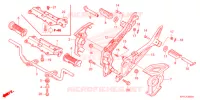 REPOSE PIED pour Honda XRM 125 DUAL SPORT de 2020