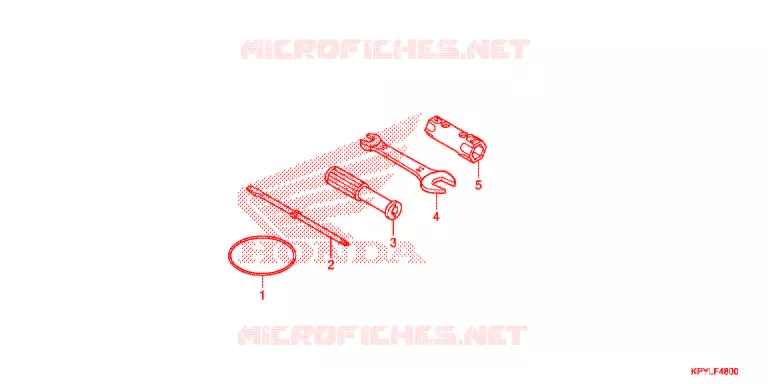 OUTIL Honda MOTO 125 XRM 2021  CFT125MSL_2PH