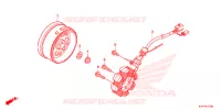 ALTERNATEUR pour Honda CB 125 KICK START de 2013