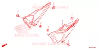 COUVERCLES LATERAUX pour Honda CB 125 KICK START de 2013