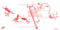 REPOSE PIED   BEQUILLE pour Honda CRF 450 L de 2020