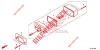 FEU ARRIERE pour Honda TMX 150 SUPREMO de 2013