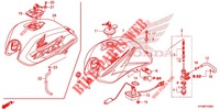 RESERVOIR A CARBURANT pour Honda TMX 150 SUPREMO de 2012