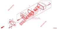 FEU ARRIERE pour Honda TMX 150 SUPREMO 3ND de 2020