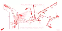 PEDALE pour Honda TMX 150 SUPREMO 3ND de 2021