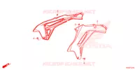 BOUCLIER DE RADIATEUR (CRF250R) pour Honda CRF 250 R de 2022