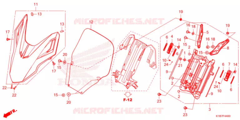 PARE BRISE Honda SCOOTER 250 FORZA 2021  NSS250AM